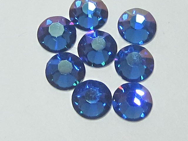 72 pcs. 20ss SAPPHIRE VERDE (maxima) FLATBACK PRECIOSA Rhinestones